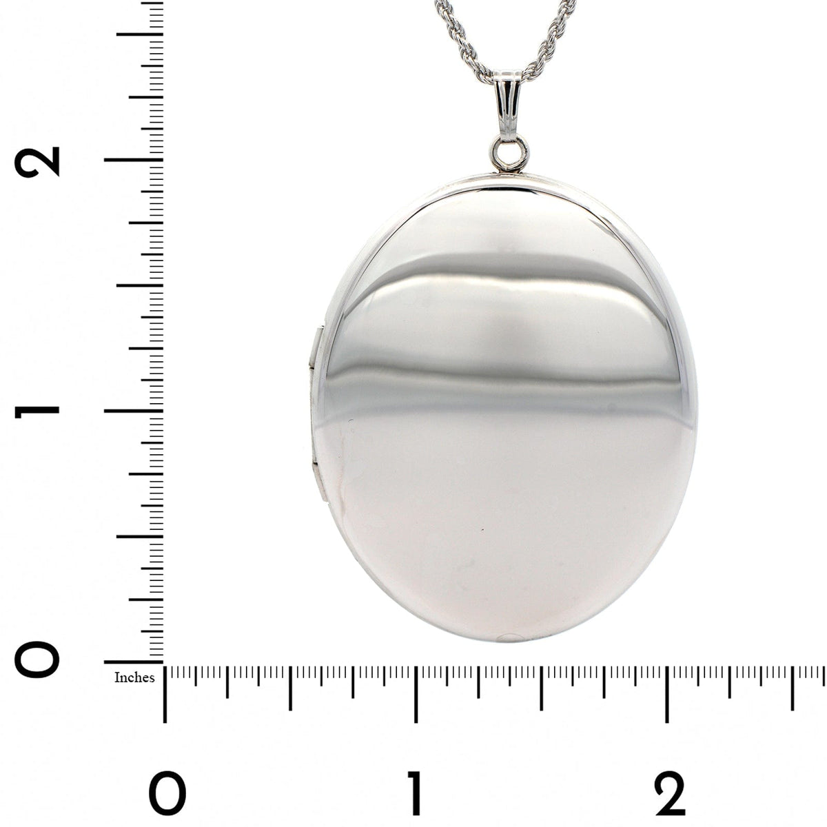 Sterling Silver Oval Locket
