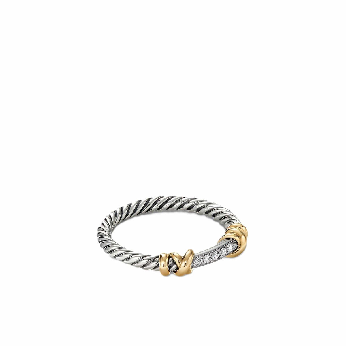 Petite Helena Wrap Ring with 18K Yellow Gold and Diamonds