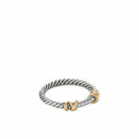 Petite Helena Wrap Ring with 18K Yellow Gold and Diamonds