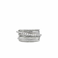 The Crossover Collection® Wide Ring with Diamonds