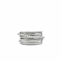 The Crossover Collection® Wide Ring with Diamonds
