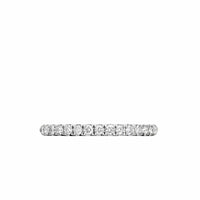 Cable Collectibles® Stack Ring Sterling Silver with Diamonds, 2mm