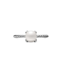 Pearl Classics Ring Sterling Silver with Diamonds, 2mm