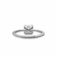 Pearl Classics Ring Sterling Silver with Diamonds, 2mm