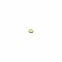 Zoe Chicco 14K Yellow Gold Small Lotus Flower Stud Earring