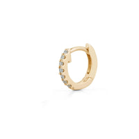 Dana Rebecca 14K Yellow Gold Mini Huggie Single Stud Diamond Earring