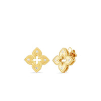 Roberto Coin 18K Yellow Gold Petite Venetian Princess Diamond Stud