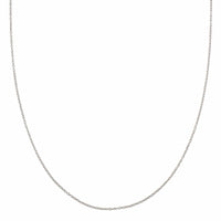 Platinum 16" Solid Cable Chain