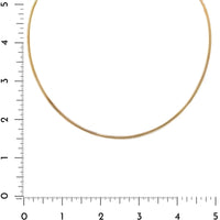 Vanessa Fernandez 18K Yellow Gold 16" Round Omega Chain Necklace