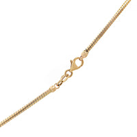 Vanessa Fernandez 18K Yellow Gold 16" Round Omega Chain Necklace