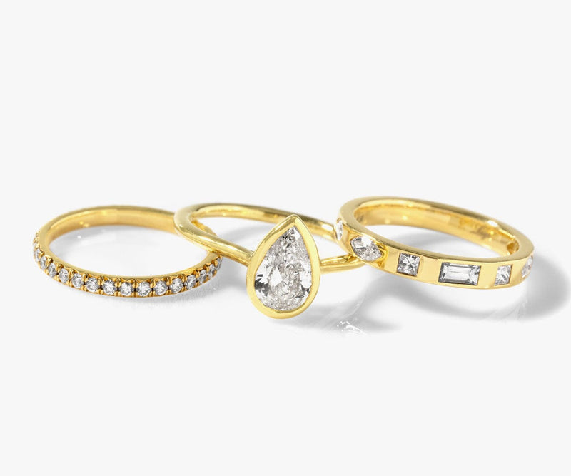 Summer of Love Engagement Rings and Wedding Bands