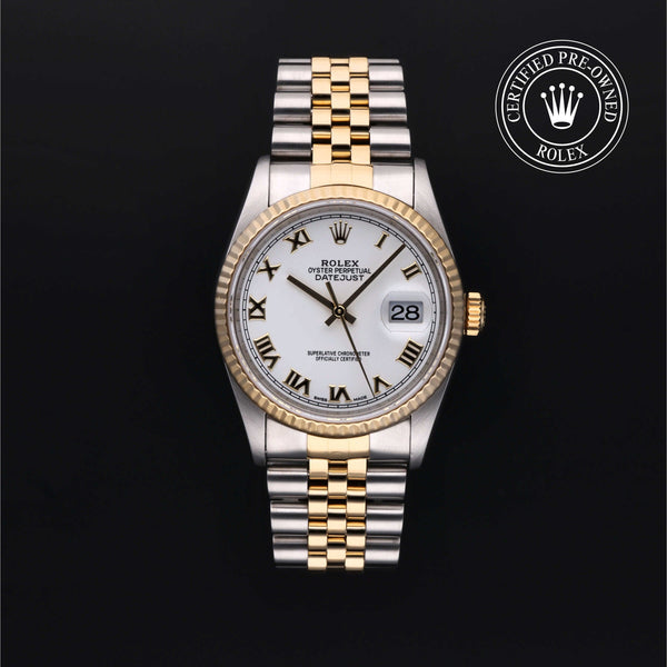Rolex Certified Pre-Owned Datejust in Jubilee, 41 mm, Stainless steel and yellow gold watch