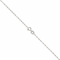 18K White Gold Tourmaline and Diamond Halo Pendant