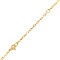 18K Yellow Gold Pear Shaped Green Tourmaline and Diamond Halo Pendant Necklace