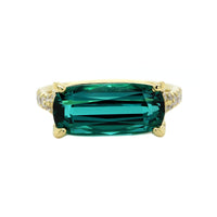 18K Yellow Gold Lagoon Tourmaline Ring