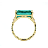 18K Yellow Gold Lagoon Tourmaline Ring