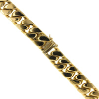 18K Yellow Gold Heavy Curb Chain
