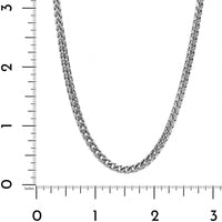 Platinum Franco Chain Necklace