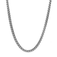 Platinum Franco Chain Necklace