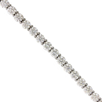 Platinum 4 Prong Diamond Tennis Bracelet