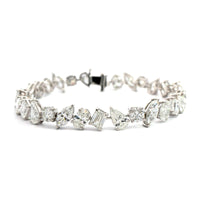 18K White Gold Diamond Tennis Bracelet