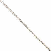 18K White Gold 4 Prong Diamond Tennis Bracelet
