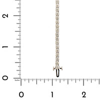 18K White Gold 4 Prong Diamond Tennis Bracelet