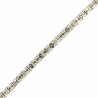 Platinum 4 Prong Set Diamond Tennis Bracelet
