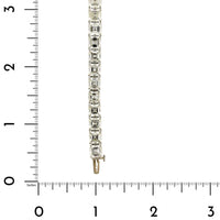 Platinum 4 Prong Set Diamond Tennis Bracelet