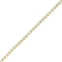 18K Yellow Gold Diamond Tennis Bracelet