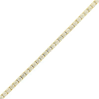 18K Yellow Gold Diamond Tennis Bracelet