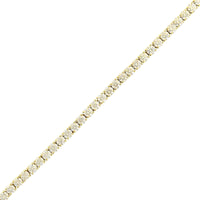 18K Yellow Gold Diamond Tennis Bracelet