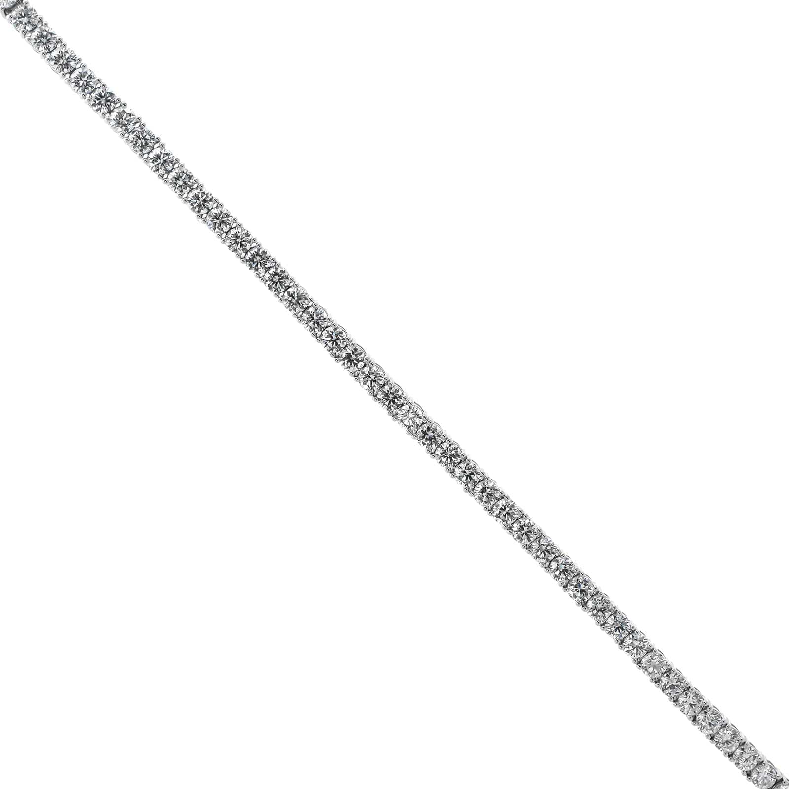18K White Gold Diamond Tennis Bracelet