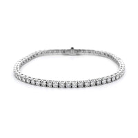 18K White Gold Diamond Tennis Bracelet