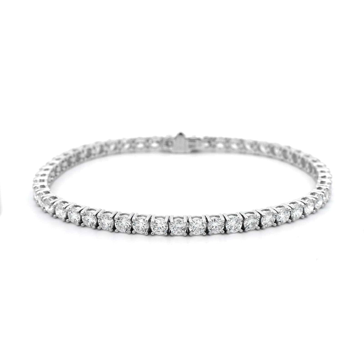 18K White Gold Diamond Tennis Bracelet