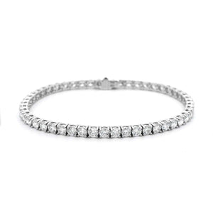 18K White Gold Diamond Tennis Bracelet