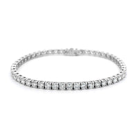 18K White Gold Diamond Tennis Bracelet