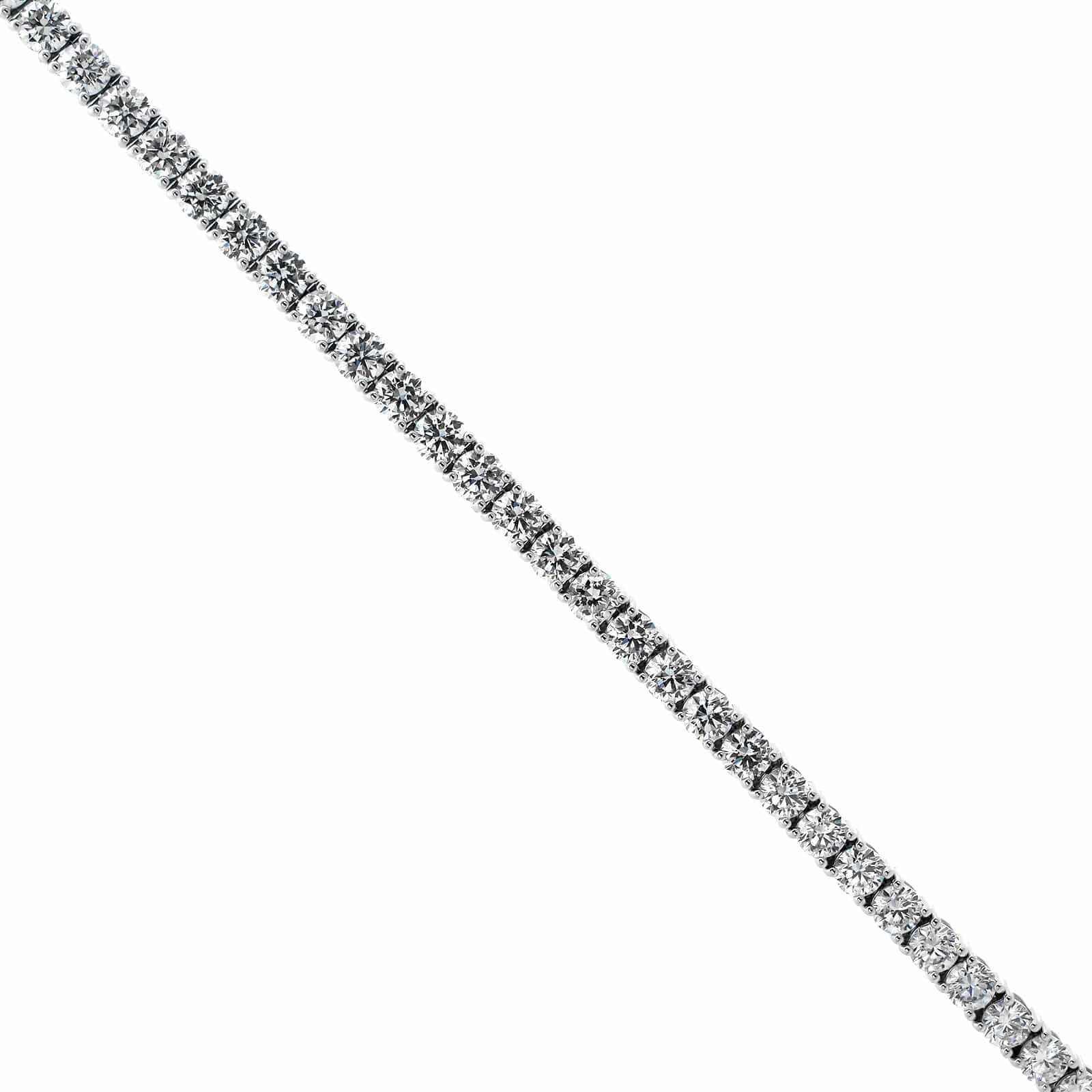 18K White Gold Diamond Tennis Bracelet