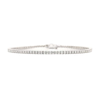 18K White Gold Diamond Tennis Bracelet