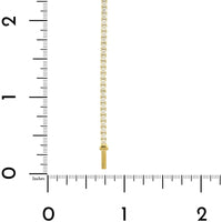 18K Yellow Gold Diamond Tennis Bracelet