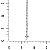 18K White Gold Four Prong Round Diamond Tennis Bracelet