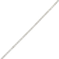 18K White Gold 4 Prong Diamond Tennis Bracelet