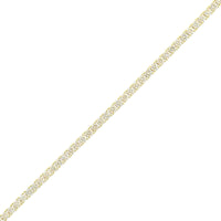 18K Yellow Gold 4 Prong Diamond Tennis Bracelet