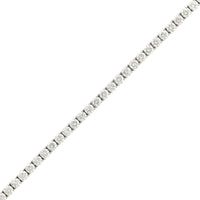 18K White Gold 4 Prong Diamond Tennis Bracelet