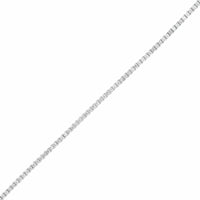 14K White Gold Four Prong Round Diamond Tennis Bracelet