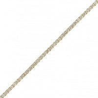 14K Yellow Gold Four Prong Round Diamond Tennis Bracelet