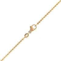18K Yellow Gold Pallina Bead Chain Necklace