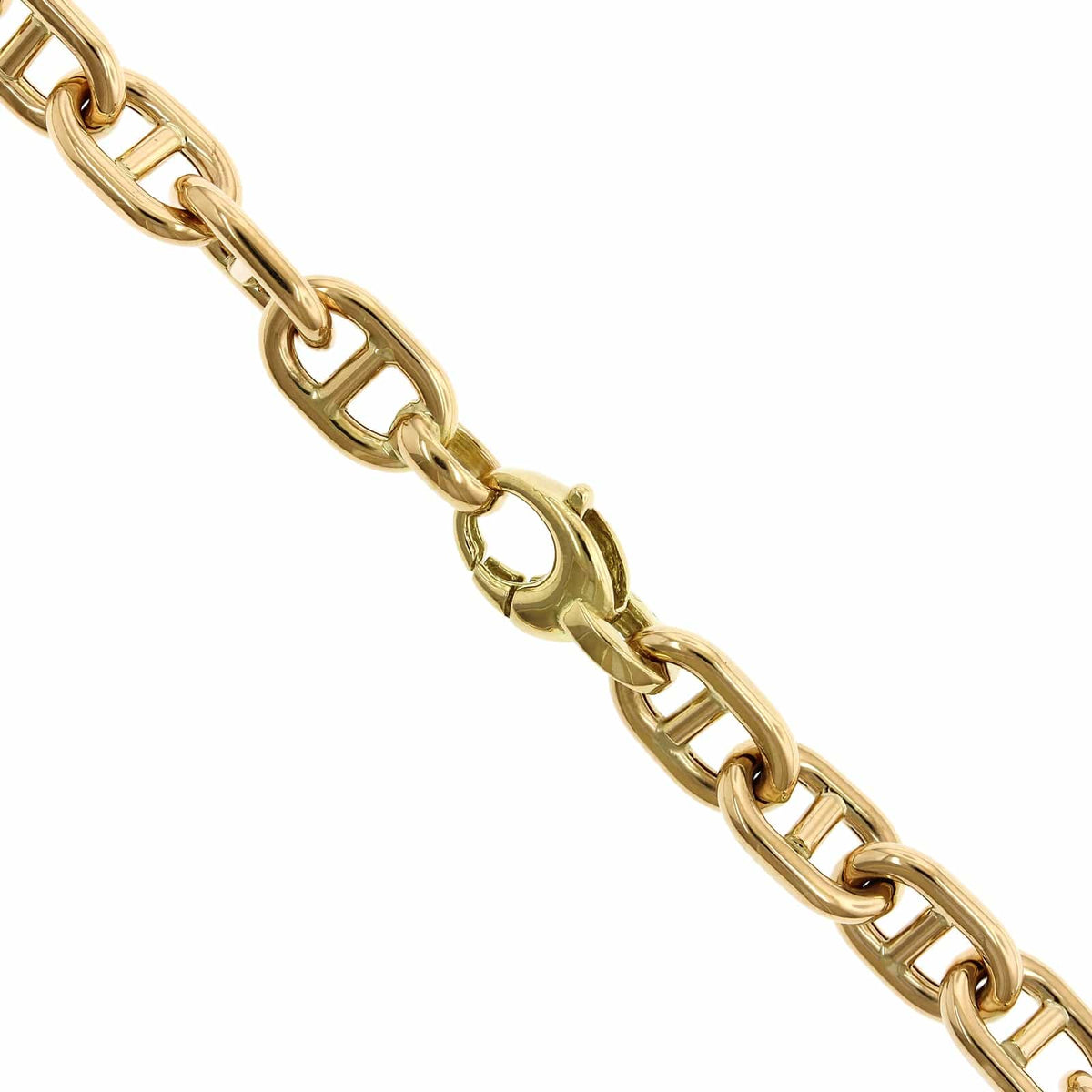 18K Yellow Gold Anchor Chain
