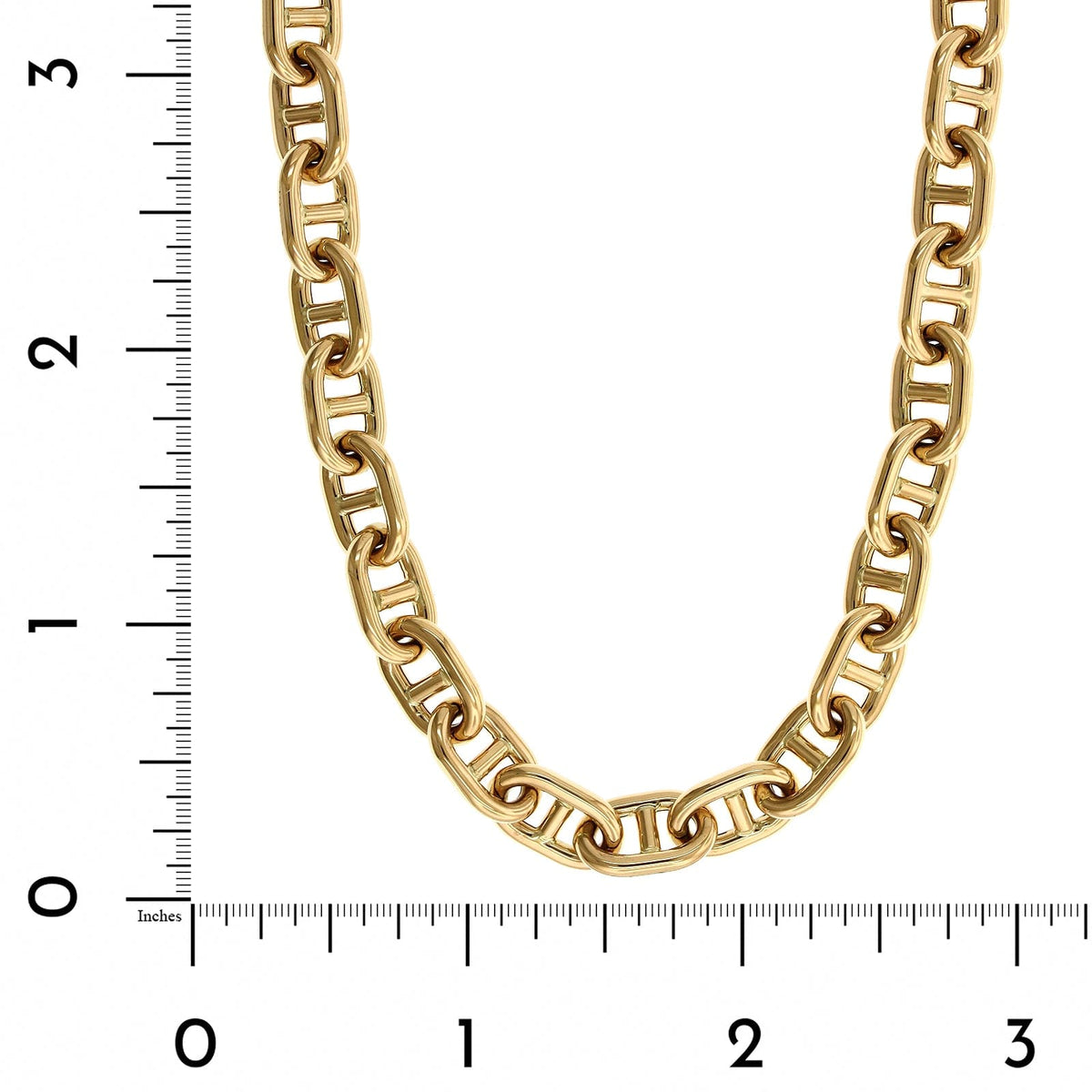 18K Yellow Gold Anchor Chain