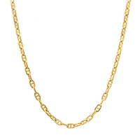 14K Yellow Gold 22" Anchor Chain Necklace